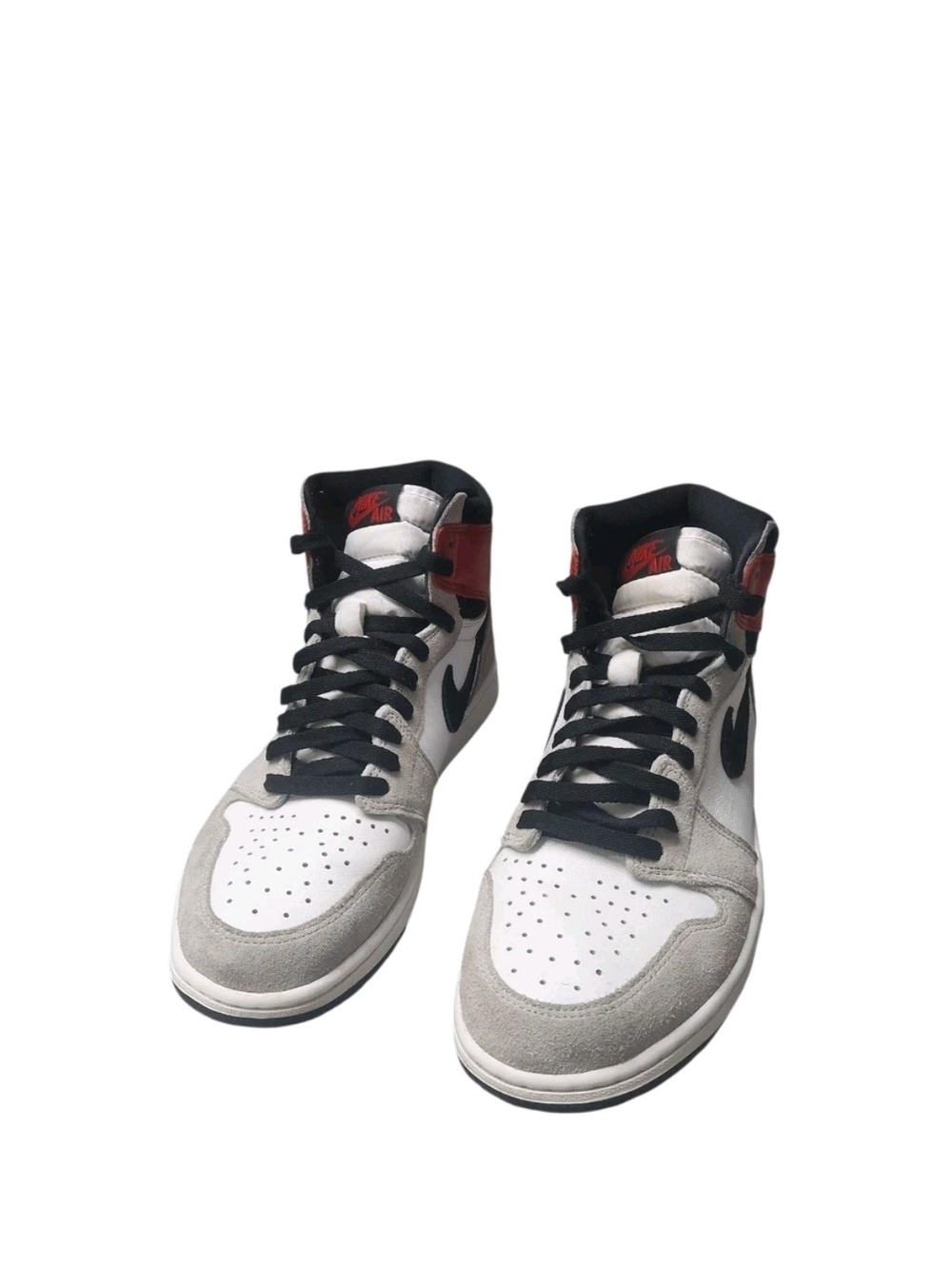 Air Jordan 1 Retro High OG Light Smoke Grey Black Size 10.5